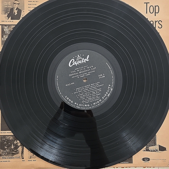 THE MUSIC MAN Original Broadway Cast Album 1957 Capitol WA0990 Robert Preston - Picture 12 of 13